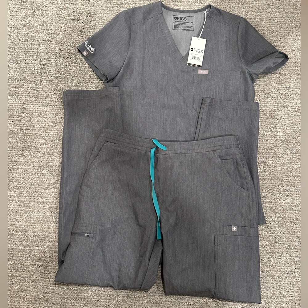 Grey figs scrubs